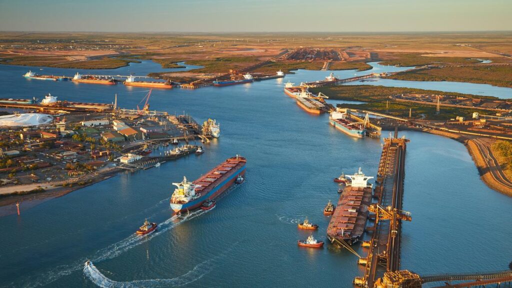 BHP iron ore steadies