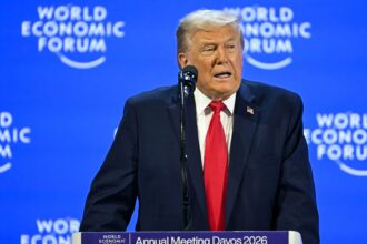 President Donald Trump, Wednesday WEF annual meeting in Davos, Switzerland.