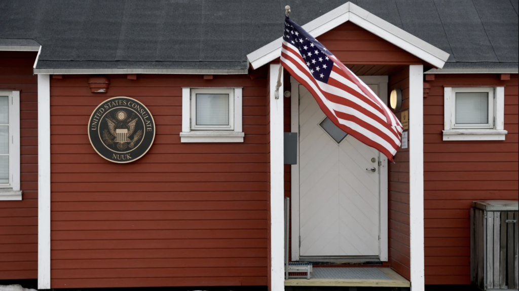 The US consulate building in Nuuk
